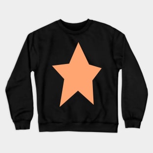 Star 7 Peach Fuzz Pantone Color of the Year 2024 Crewneck Sweatshirt